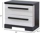 Crown Mark Remington Black/White Nightstand-2