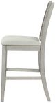New Classic® Home Furnishings Pascal Driftwood/Gray Ladderback Counter Dining Chair-4