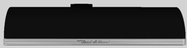 Vent-A-Hood® 42" Black Retro Style Under Cabinet Range Hood-0