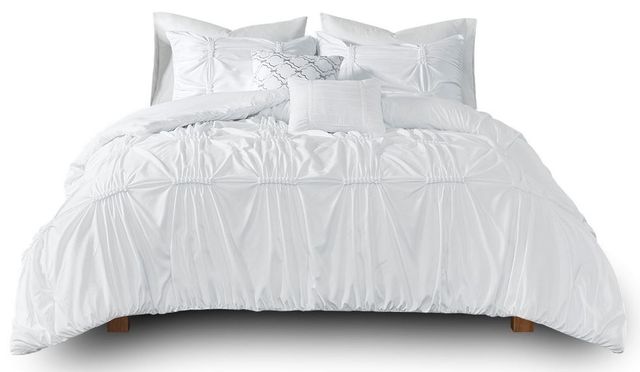 Olliix by Intelligent Design Benny White Twin/Twin XL Comforter Set-0