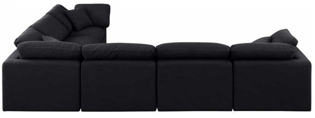 Meridian Furniture Indulge 6-Piece Black Sectional-3