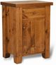 Munro's Furnishings Rough Sawn 1-Drawer Nightstand with Door-0