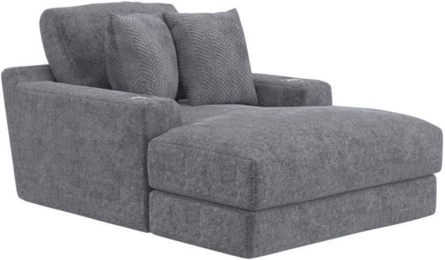 Jackson Furniture Cozy Gunmetal Chaise