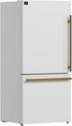 FORNO® Milano Espresso 31" 17.2 Cu. Ft. White Counter Depth Bottom Freezer Refrigerator-2