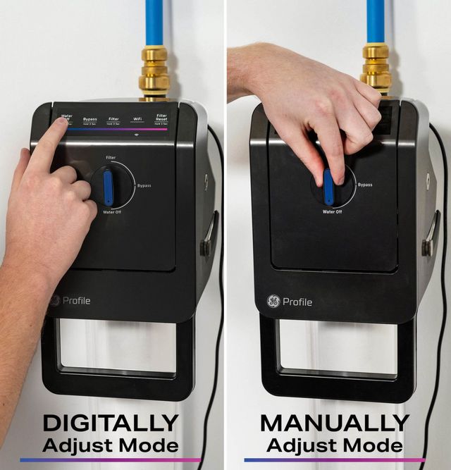 GE Profile™ Black Smart Water Valve with Integrated Filtration-16