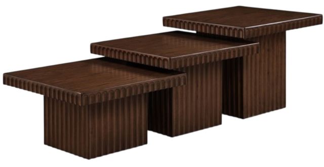 Meridian Furniture Spencer 3-Piece Brown Occasional Table Set-0