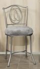 HH2 Home Emerson Pewter/Gray Vanity Stool-4