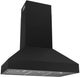 Thor Kitchen® 36" Professional Black Wall Mount Pyramid Range Hood-1