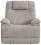 Flexsteel® Zecliner M2 Dove Power Sleep Recliner with Power Headrest and Lumbar-2