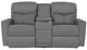 La-Z-Boy® Hawthorn Smoke Manual Reclining Loveseat with Console-2