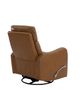Man Wah Leather Palomino Swivel Glider Recliner-4