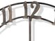 Stylecraft Rustic Pewter Wall Clock-2