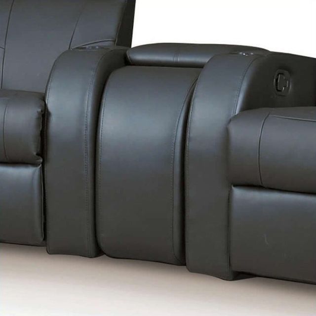 Coaster® Cyrus Home Theater Upholstered Console Black-0