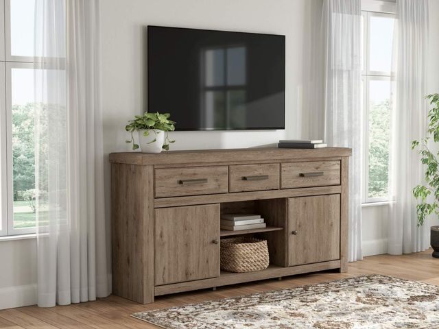 Signature Design by Ashley® Garistyn Brown XL TV Stand-1