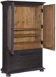 Hooker® Furniture Big Sky Charred Timber Small Wardrobe-3