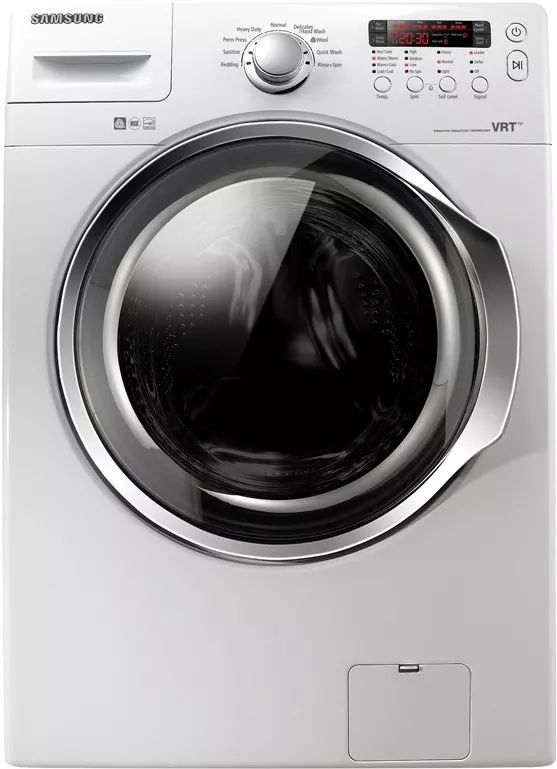 Samsung Neat White Front Load Washer-0