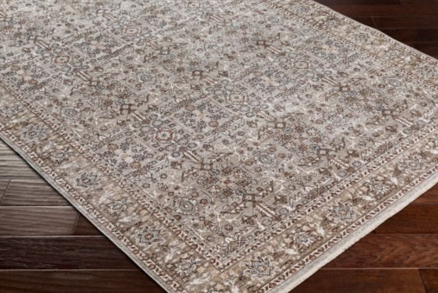 Surya Carlisle Light Gray 4'x6' Area Rug-2