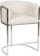 Vanguard® Furniture Vanguard Harrison Channel Jake Ivory/Polished Stainless Steel Counter Stool-0