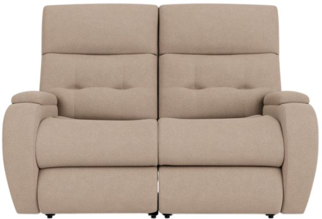 Flexsteel® Customizable Strait Power Reclining Loveseat with Power Headrests-3
