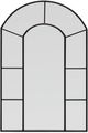 Signature Design by Ashley® Evengton Black Accent Mirror-0