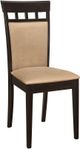 Coaster® Gabriel 5 Piece Cappuccino Dining Table Set-3