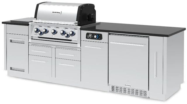 Broil King® Imperial™ QS 590iF Stainless Steel Liquid Propane Outdoor Kitchen Kit-2
