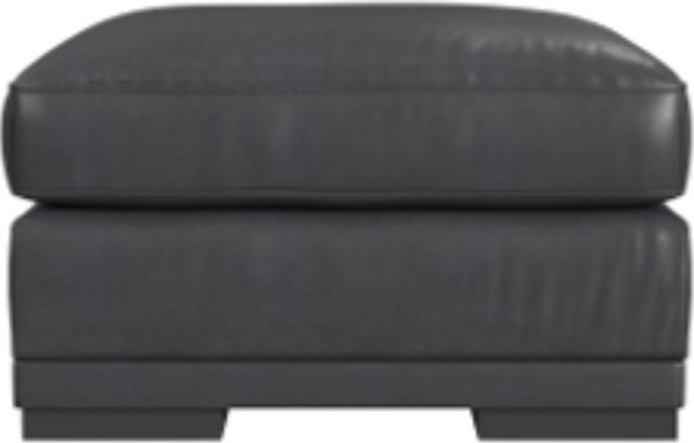 Bassett® Furniture Club Level Clemmons Thunder Gray Ottoman-0