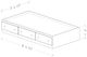 Perdue Woodworks Essential Brown/Gray Twin Mates Bed-2