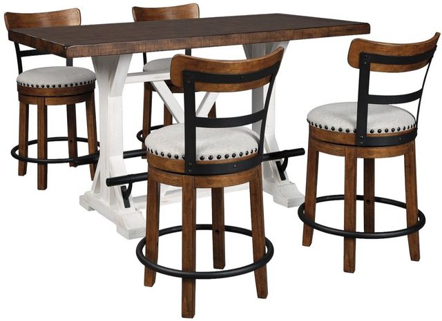 Signature Design by Ashley® Valebeck 5-Piece Brown Counter Height Dining Set