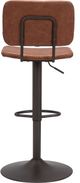 Zuo® Modern Holden Dark Bronze/Vintage Brown Bar Stool-3