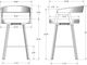 Amisco Customizable Carmela Swivel Counter Stool-2