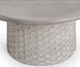 Classic Home Delaine Light Gray Concrete Outdoor Coffee Table-3