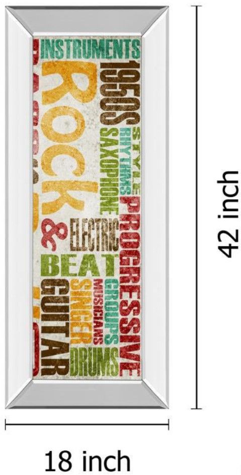Classy Living Sd Graphics Studio Rock and Roll Wall Art-2