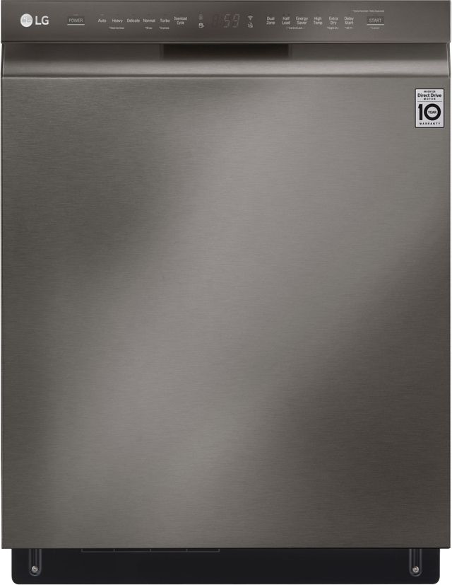 LG 24” Black Stainless Steel Built In Dishwasher-0