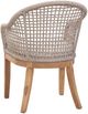 John Thomas Furniture® Parks Brown and White Rattan Outdoor Shenandoah Dining Chair-2