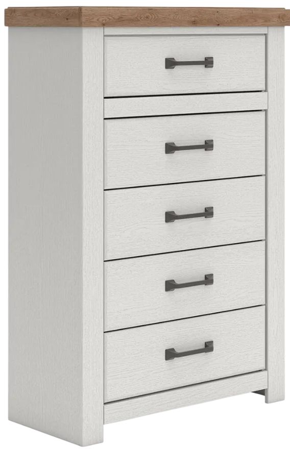 Benchcraft® Savonport Brown/White Chest-0