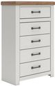 Benchcraft® Savonport Brown/White Chest-0