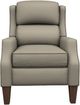 Best® Home Furnishings Customizable Pauley Manual High Leg Recliner with Dark Walnut Legs-1