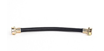 1 Ft. Black Rubber Washing Machine Steam Hose-0