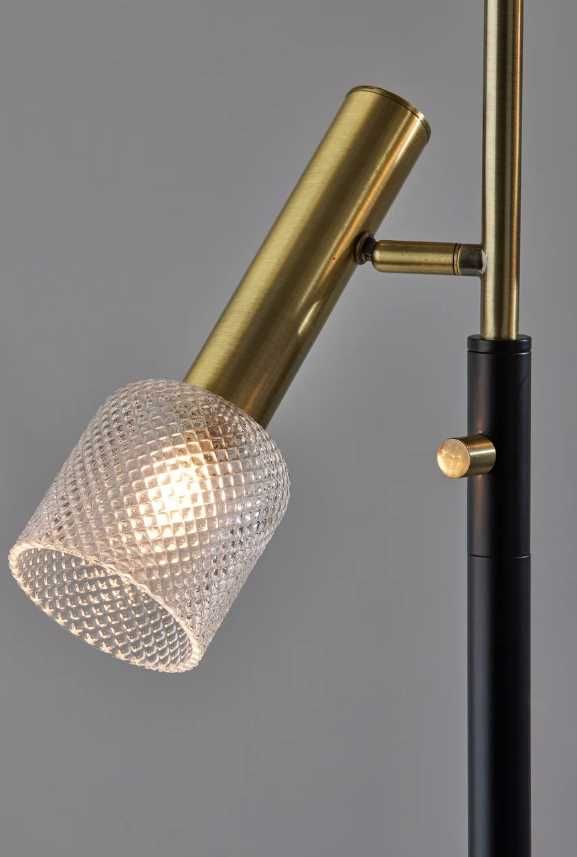 Adesso® Melvin Black LED Floor Lamp-2
