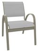 Telescope Casual Aruba Abalone/Storm Aluminum/Fabric Outdoor Sling Stacking Cafe Chair-0