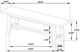 Coaster® Middleton Natural Brown Backless Dining Bench-3