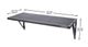 Gladiator® GearLoft™ 45" White Wall Shelf-2