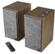 Klipsch® The Fives Walnut Powered Speakers-2