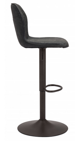 Zuo® Modern Vital Vintage Black Bar Chair-1