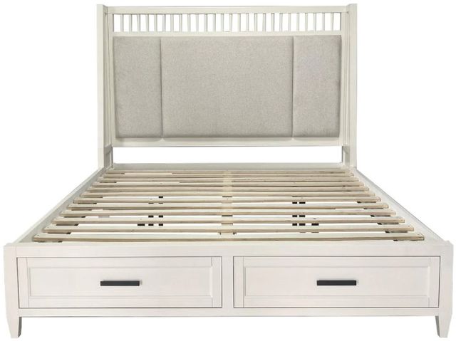 Parker House® Americana Modern Cotton Queen Shelter Panel Storage Bed-3