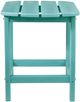 Signature Design by Ashley® Sundown Treasure Turquoise Plastic Outdoor Rectangular End Table-1