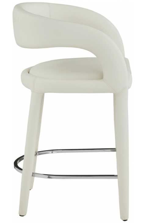 Meridian Furniture Sylvester Cream Counter Stool-2