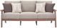 Signature Design by Ashley® Cliffs Beach Beige/Driftwood Fabric/Plastic Outdoor Sofa-2