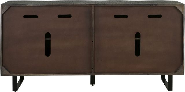 Signature Design by Ashley® Kevmart Black/Grayish Brown Accent Cabinet-3